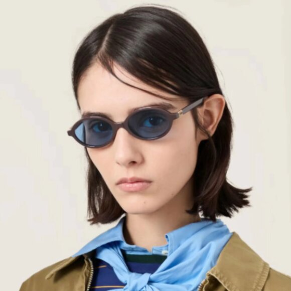 NEW MIU MIU SUNGLASSES MU04ZS 22C60O BROWN WOMEN MU 04ZS SMU 04Z